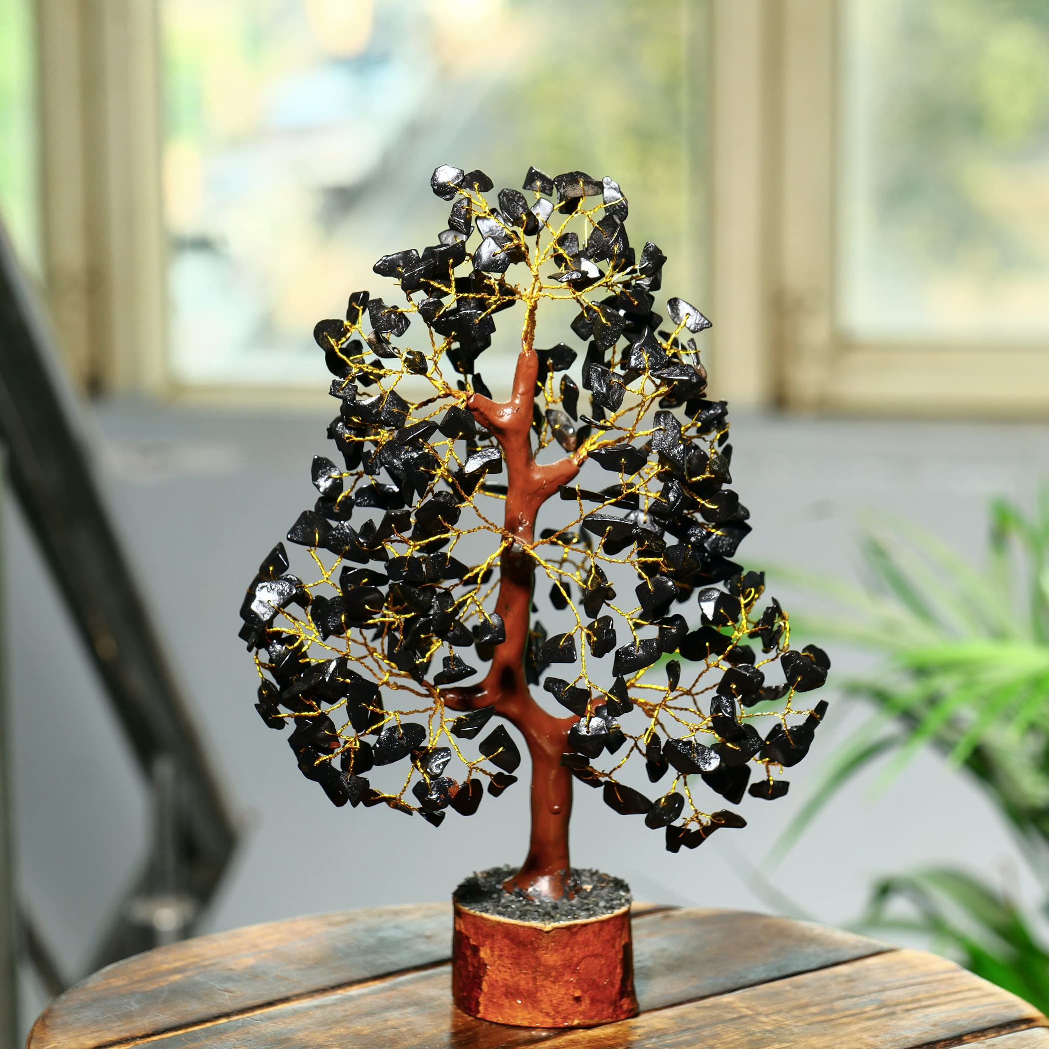 Spiritual PYOR crystal decor enhances tranquil ambiance in any room.