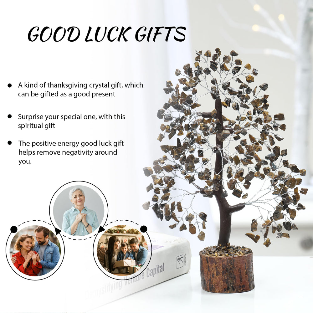 Tiger's Eye energy decor provides a natural focal point for creativity.