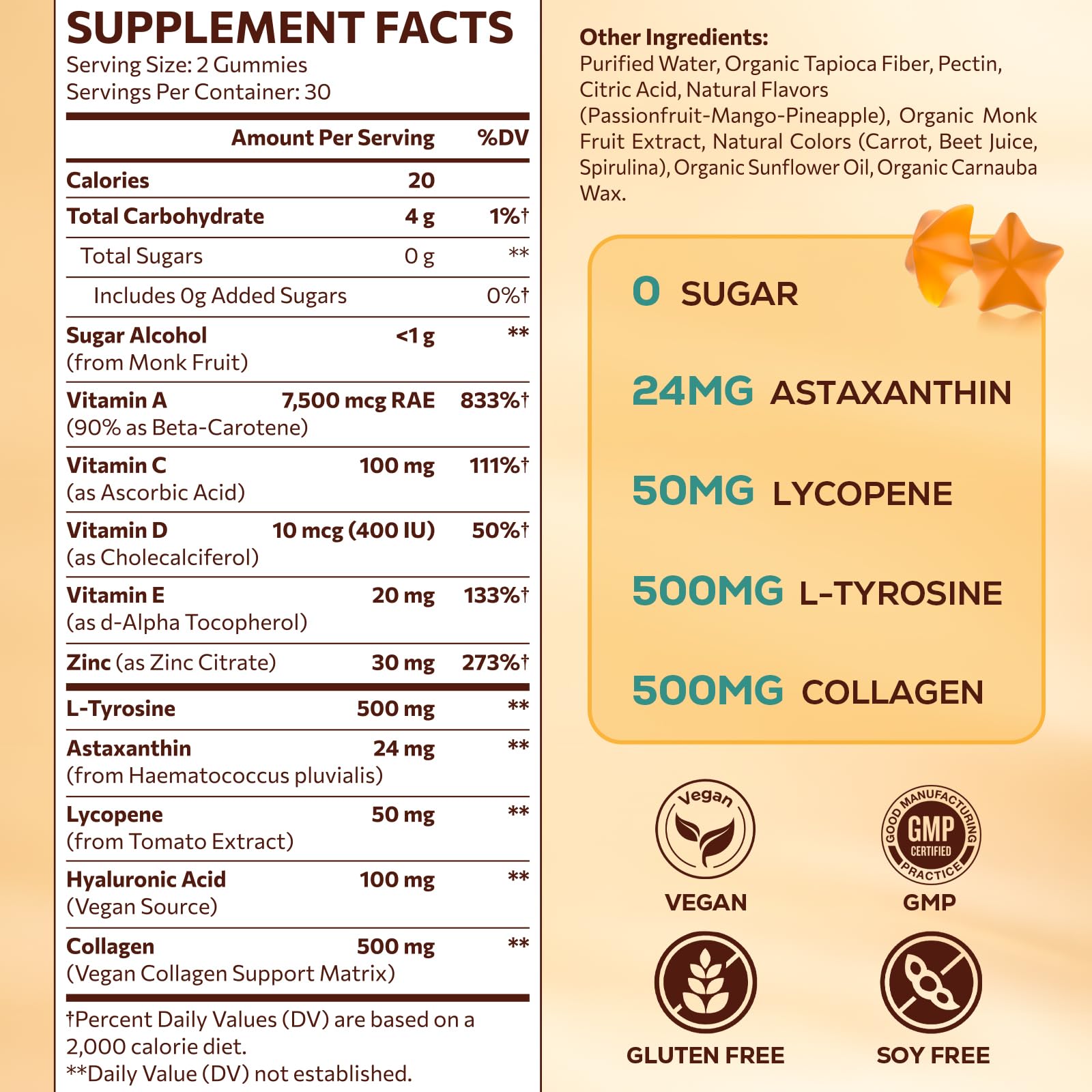 Pyralvexithon gummies sugar-free vegan clean-label formula