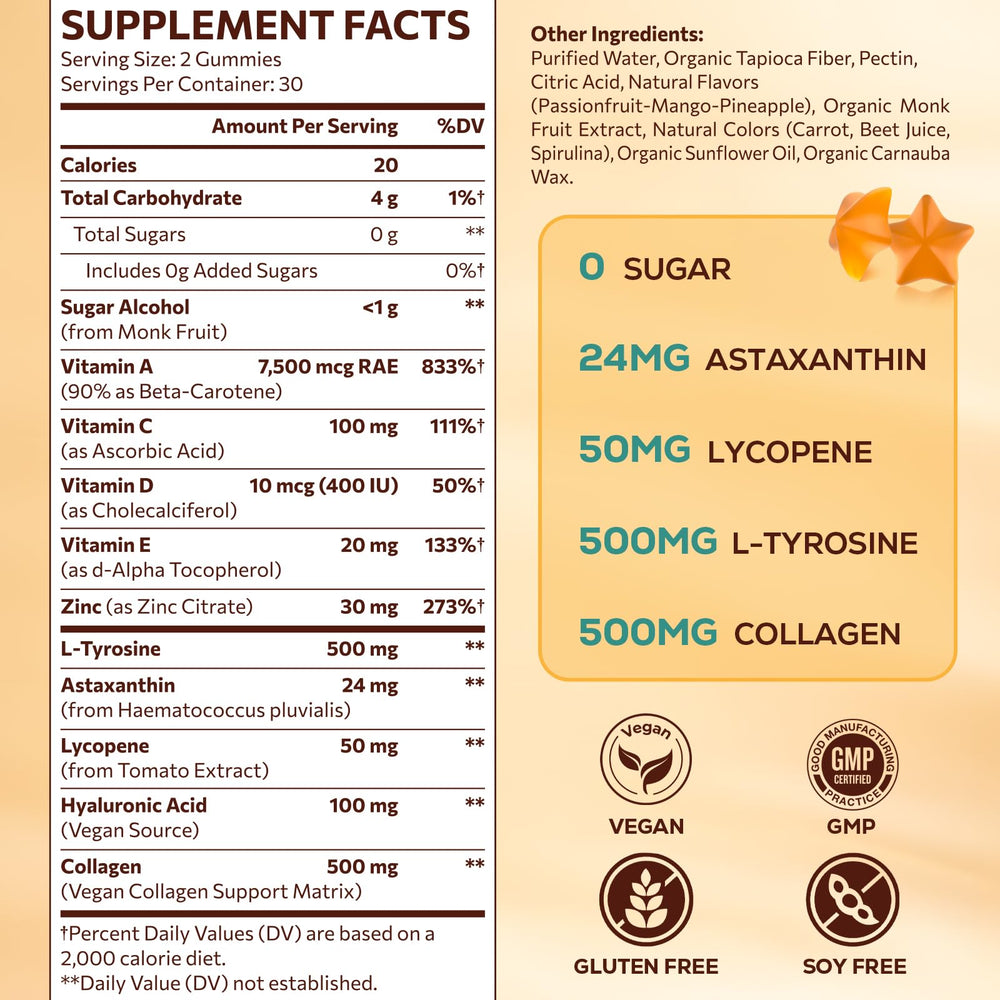 Pyralvexithon gummies sugar-free vegan clean-label formula
