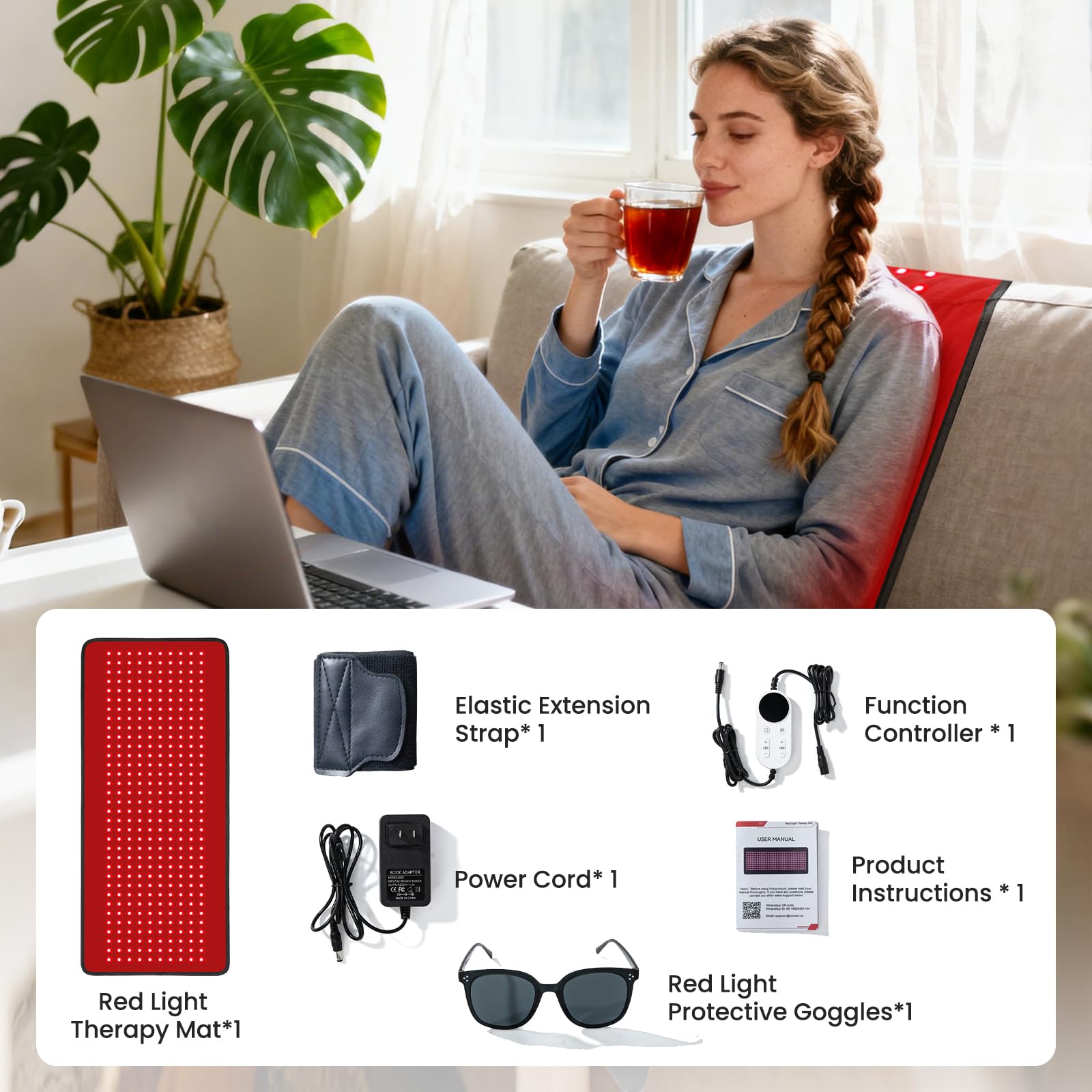 PZJDSR FDA-certified device with overheating protection for safe daily use