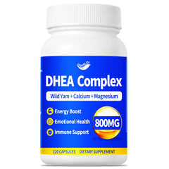 QANLOI DHEA micronized capsule close-up for fast absorption and daily energy support.