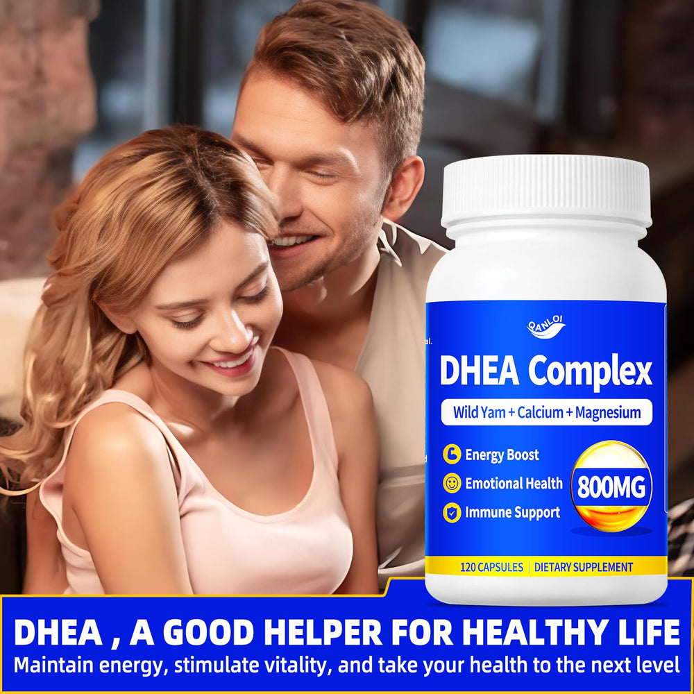QANLOI DHEA convenient 120-capsule packaging supports simple daily routine.