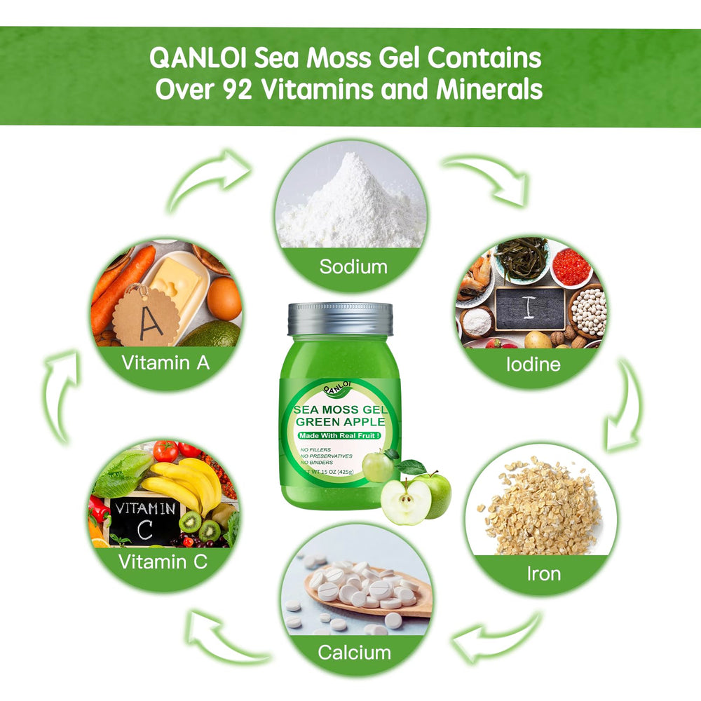 QANLOI sea moss gel yogurt parfait digestive-friendly texture