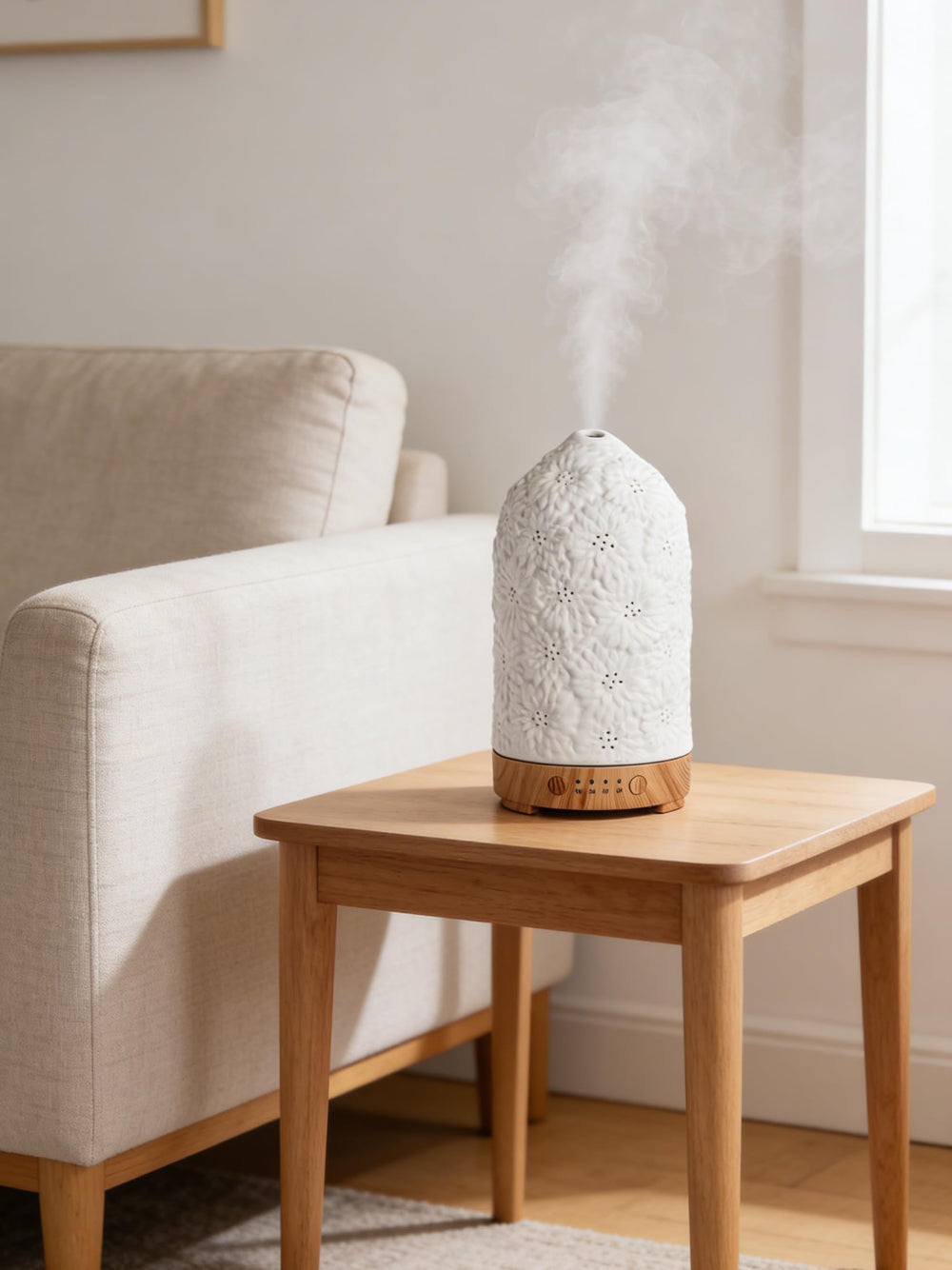 QCYBDGLOV Sunflower Diffuser compatible with wax cubes and oil melts.