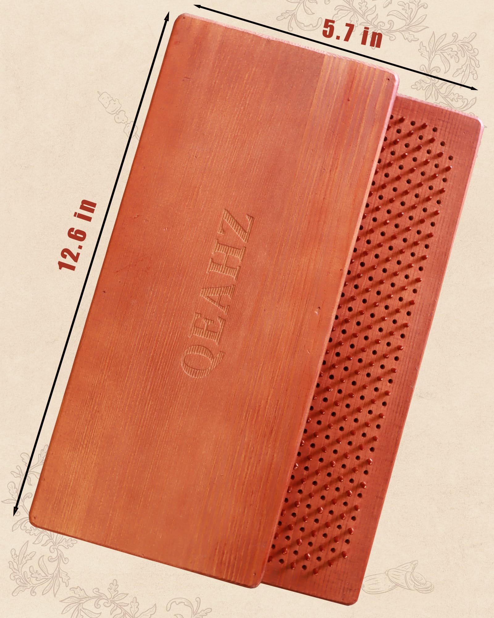 QEAHZ Sadhu Board demonstrates 10mm nail spacing for gradual pressure.