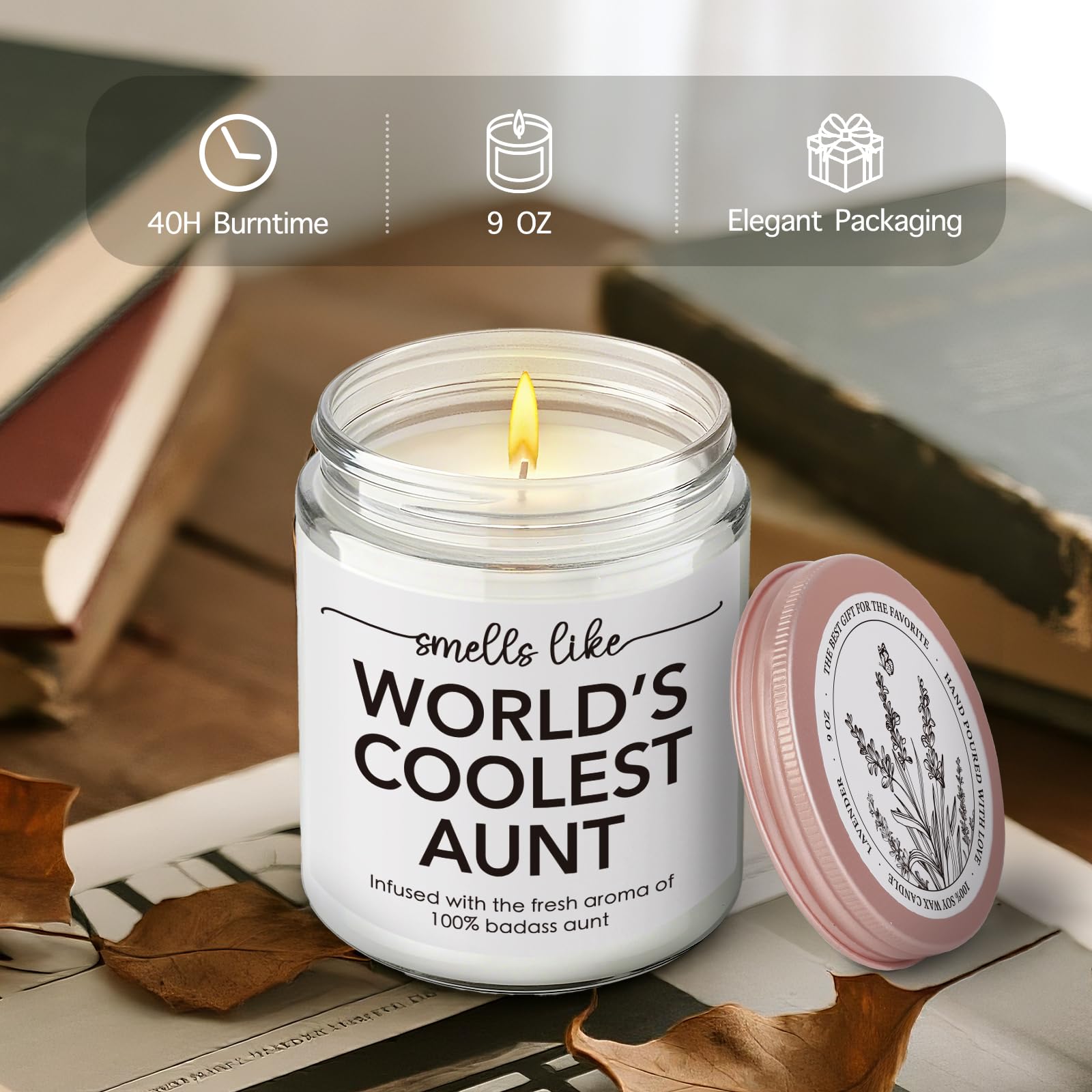 QHLLWT Candle lit glow creates relaxing ambiance