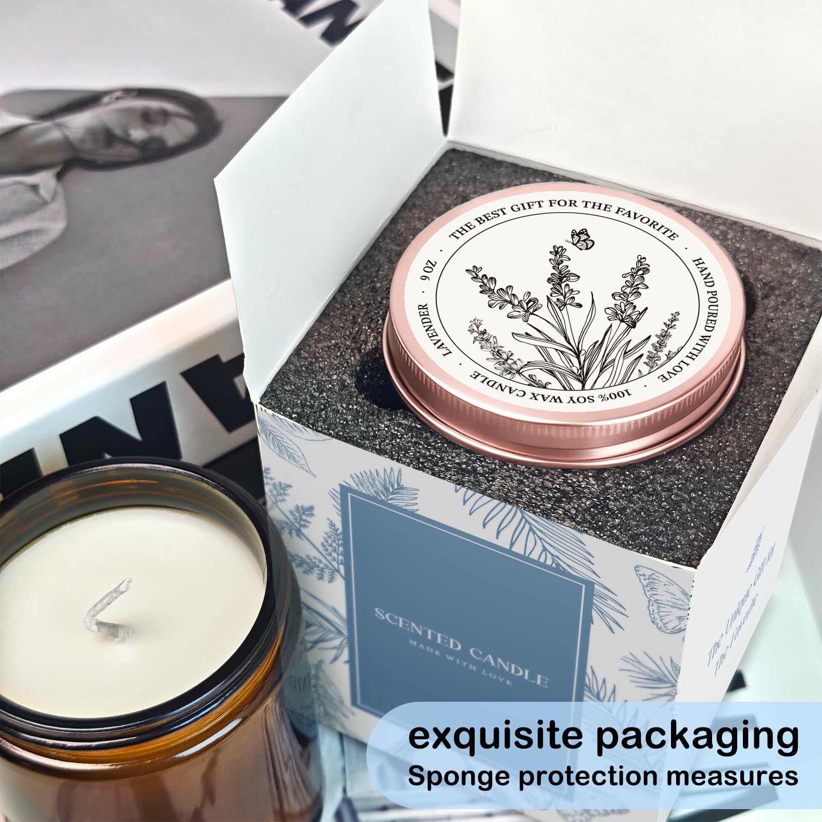 QHLLWT Reusable jar ready for storage or decor