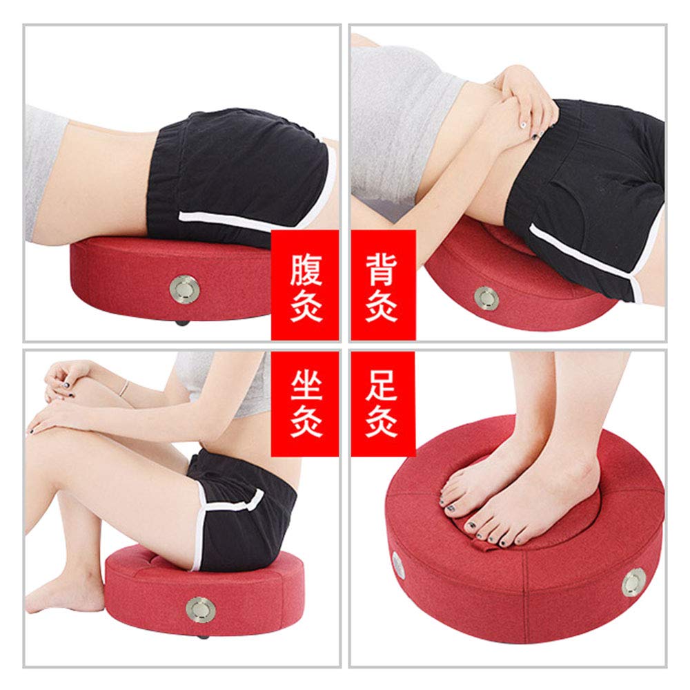 Honeycomb moxa plate on the QianYiDa pad for even heat