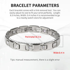 QIAOZILI bracelet worn on wrist showing versatile styling.
