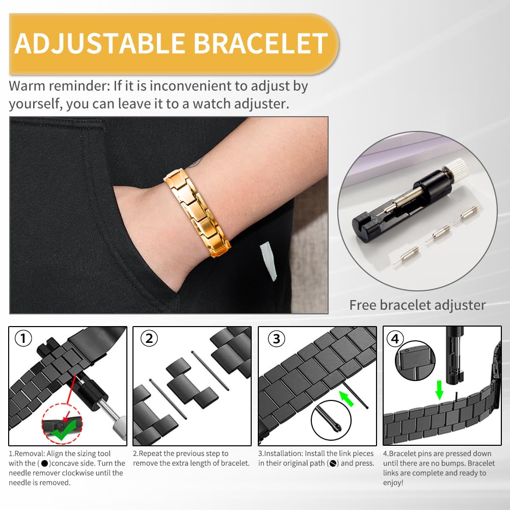 QIAOZILI bracelet on wrist shot showcases everyday wearability and style.