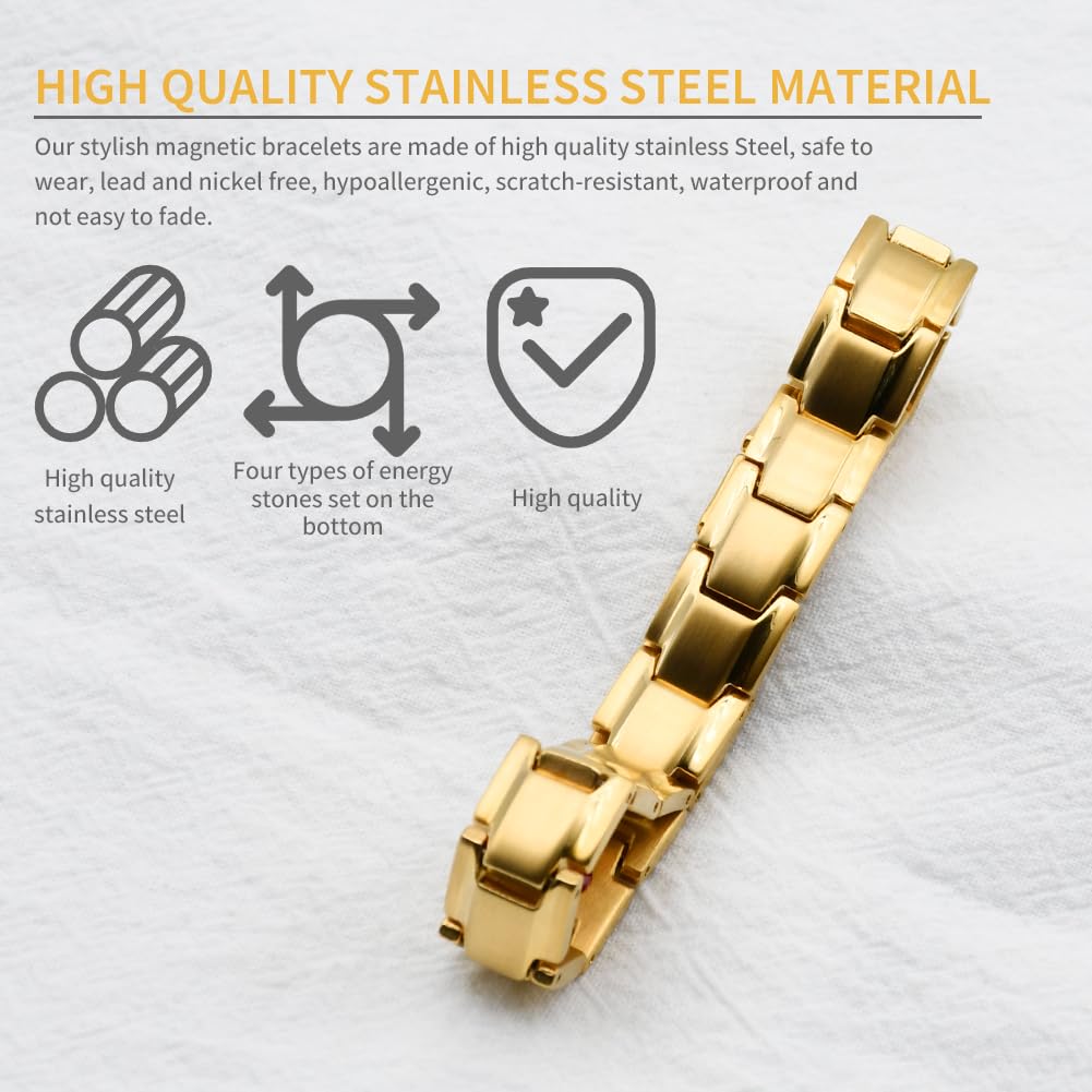 The QIAOZILI fashion-forward bracelet on wrist demonstrates versatile styling options.