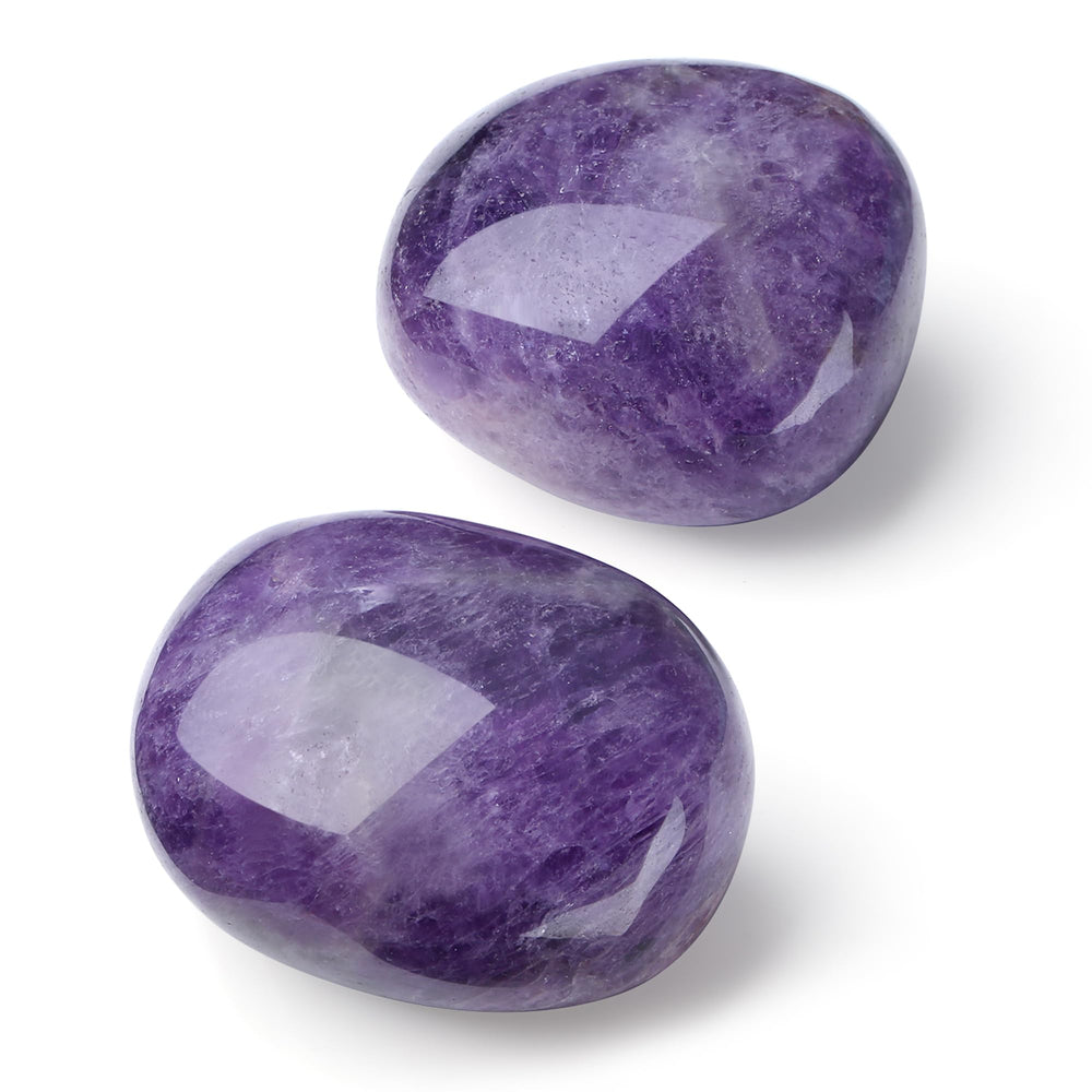 QINJIEJIE amethyst chakra balance stone for mindful practice