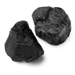 QINJIEJIE black tourmaline rough crystal 45-55mm for energy balance and decor.