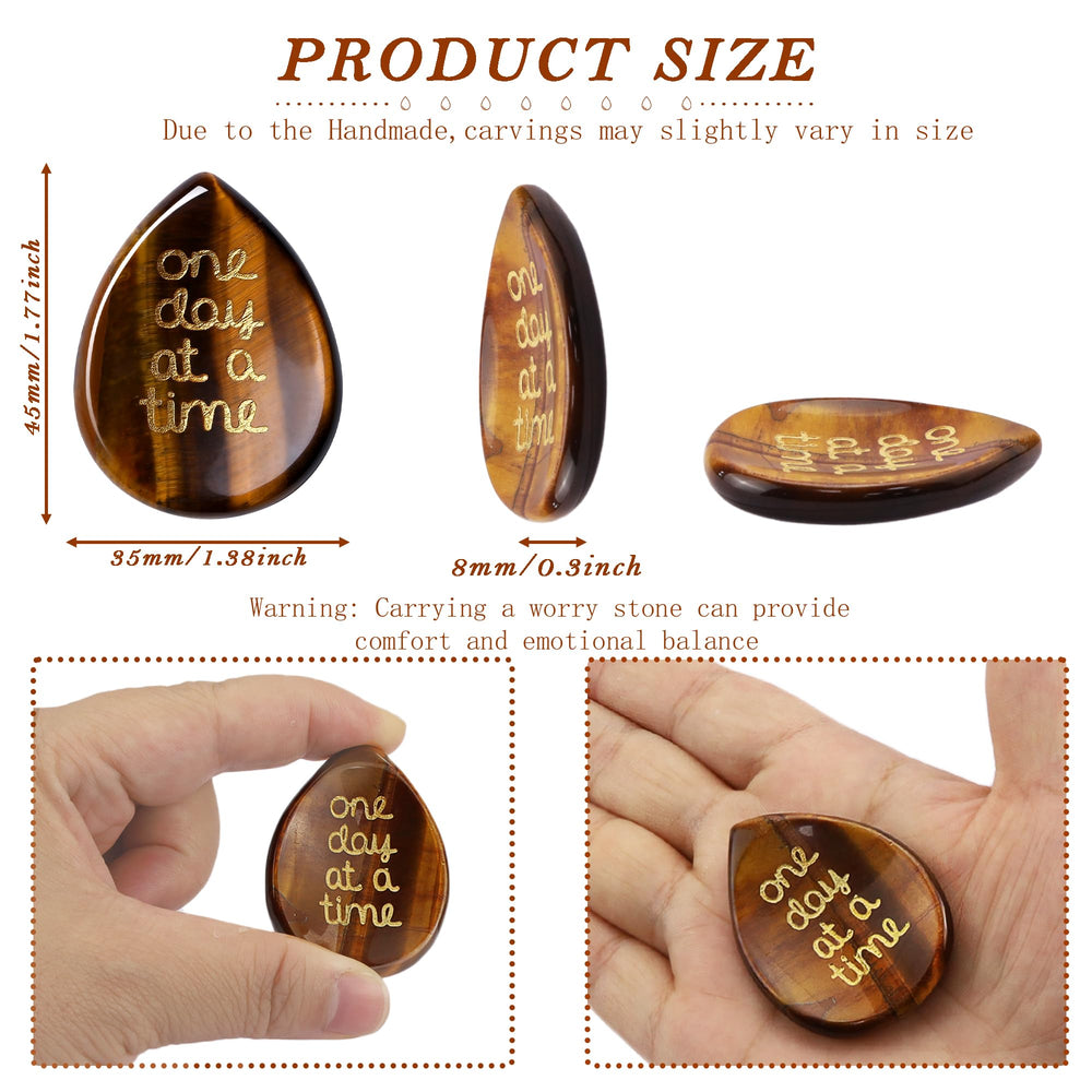 QINJIEJIE worry stone box with card you are doing great