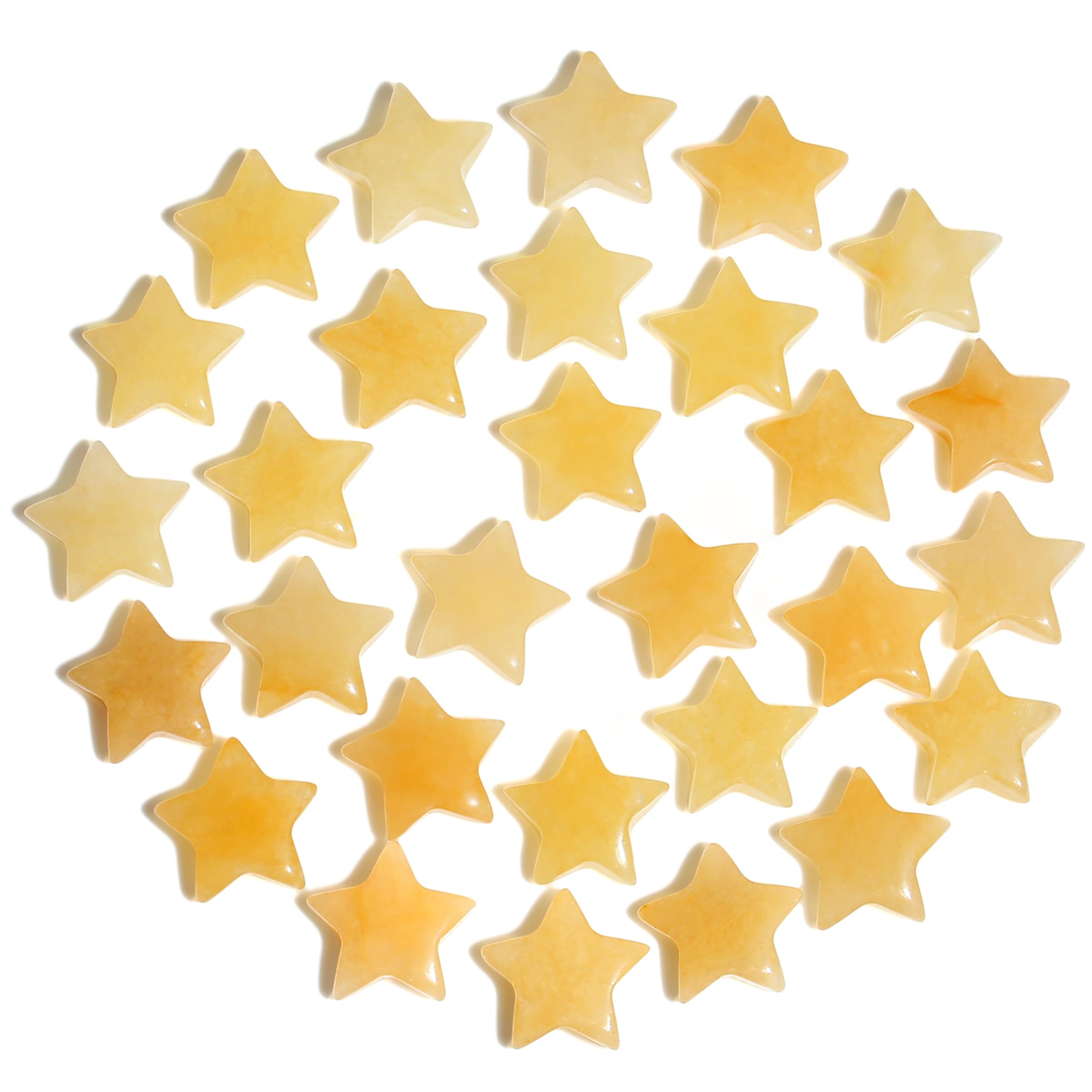 QINJIEJIE Citrine star pocket crystal for on-the-go energy balance.