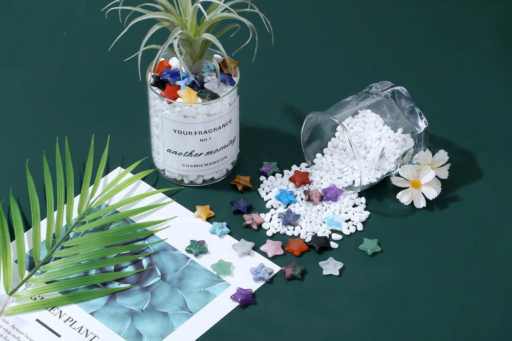 QINJIEJIE star crystals for DIY jewelry crafting and decorative accents