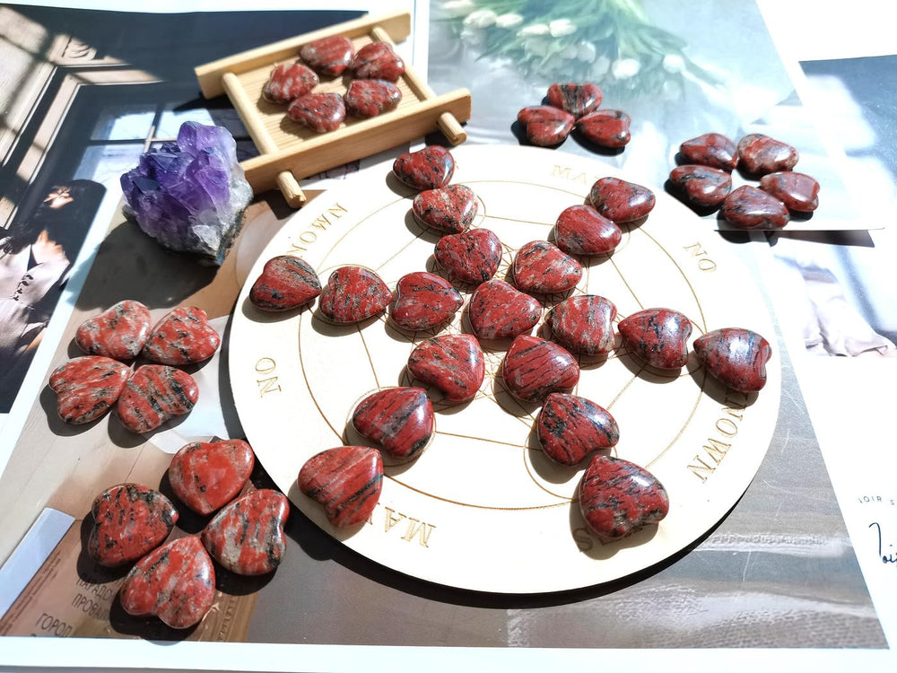 QINJIEJIE gift-ready heart crystals perfect for token of care