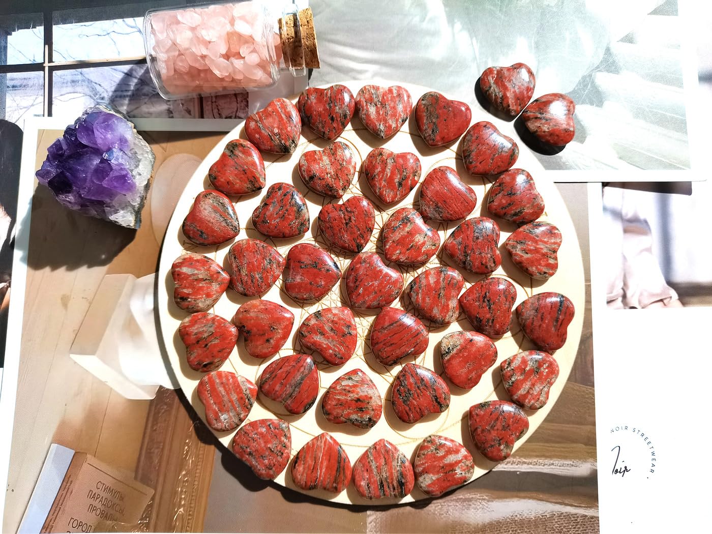 QINJIEJIE handcrafted gemstones ideal for crafts and massage