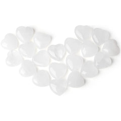 QINJIEJIE heart crystal palm stone close-up for meditative focus and calm energy