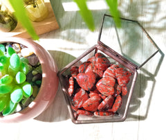 QINJIEJIE love-shaped gems set for meditation and gifting
