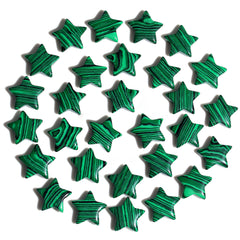 QINJIEJIE malachite star crystal pocket-size display for mindful moments