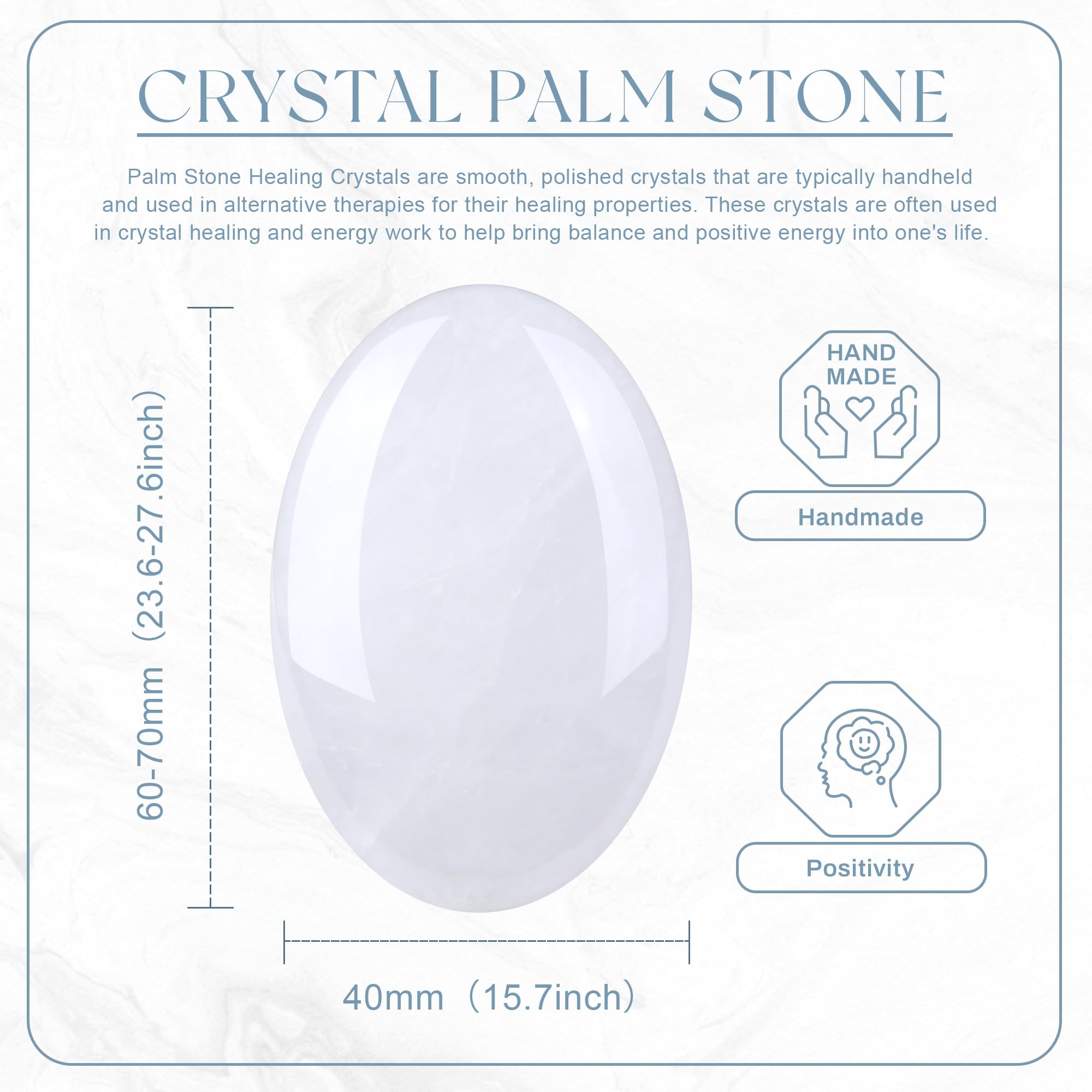 QINJIEJIE Master healer quartz enhances clarity and intentional thinking.