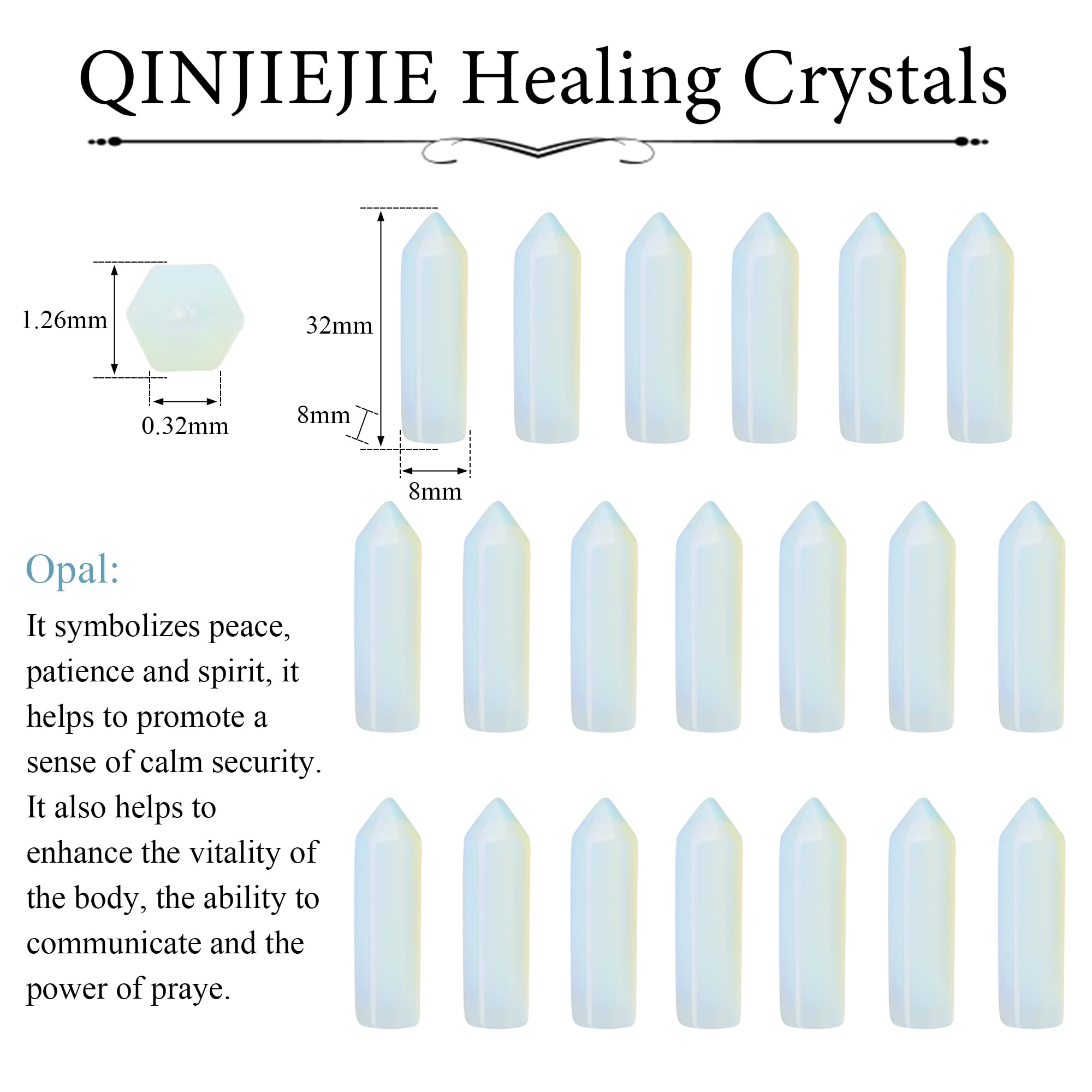 QINJIEJIE Opal crystal aiding chakra balancing during meditation