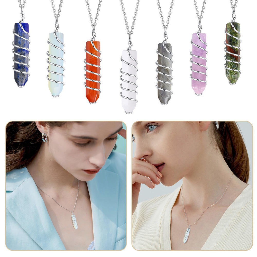 QINJIEJIE Opal gift set presented in velvet bag and white box