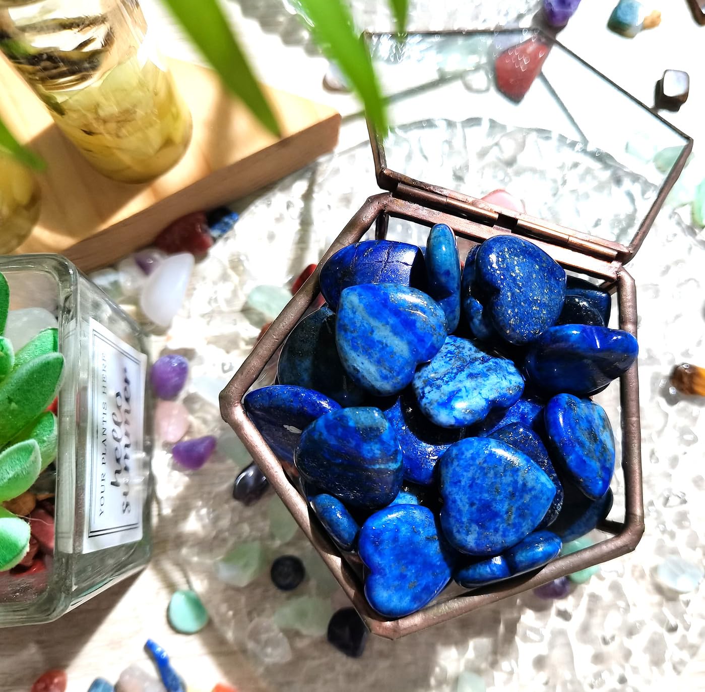 QINJIEJIE cute palm stones ideal for DIY crafts and decor