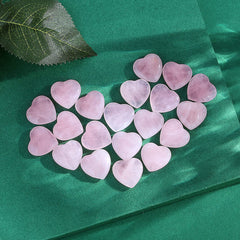 QINJIEJIE: piedras de bolsillo rosas para llevar y concentrarse durante la jornada.