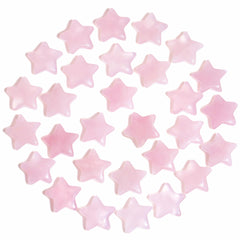 QINJIEJIE Rose Quartz Star Pocket Stone for on-the-go balance.