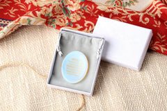 QINJIEJIE Serenity Prayer pocket stone ideal for on-the-go anxiety relief.