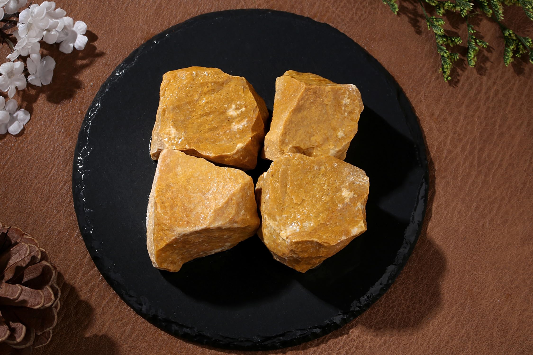 Two-pack stones sized 45-55mm offer versatile crafting options.