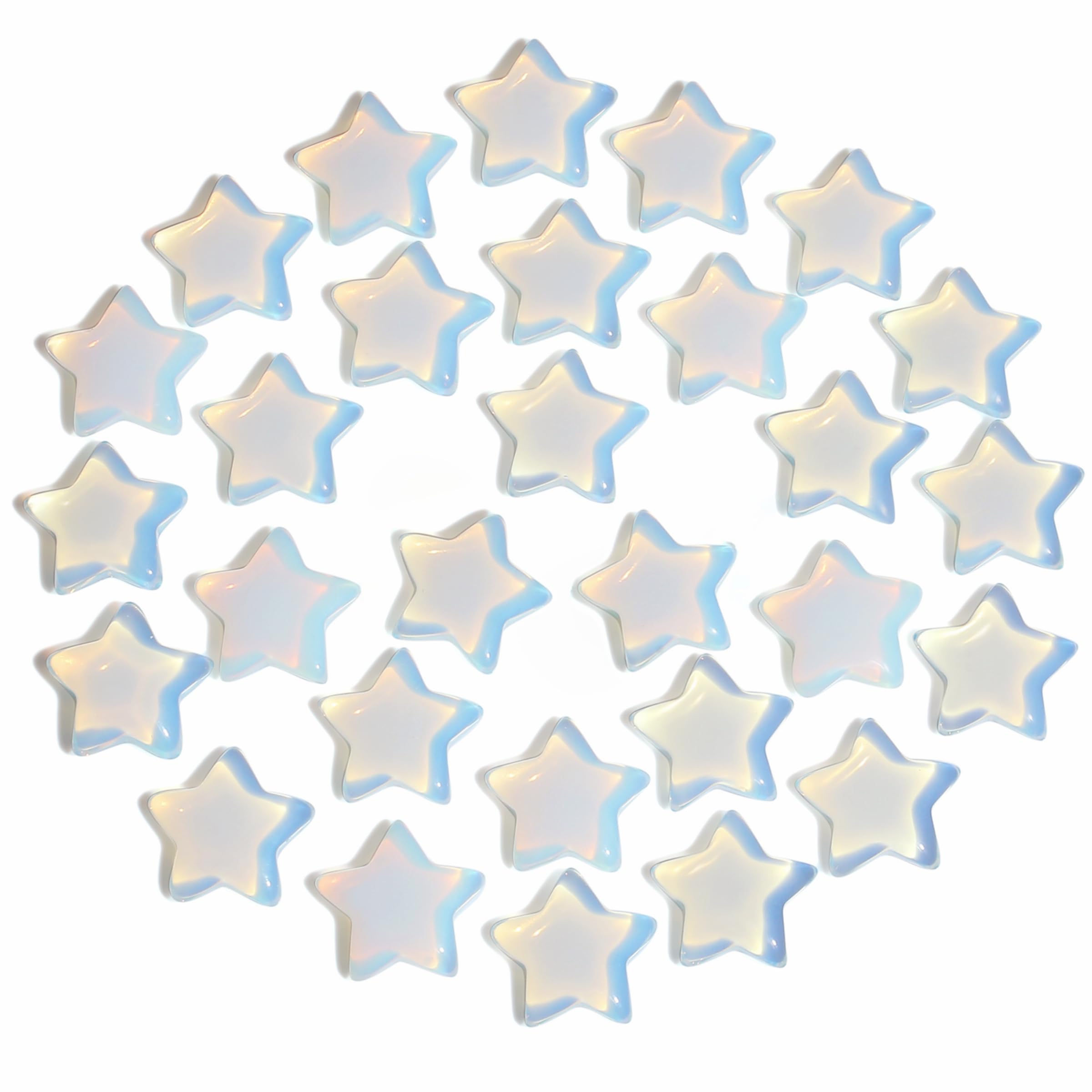 QINJIEJIE opal star crystals for pocket carry during meditation and daily focus