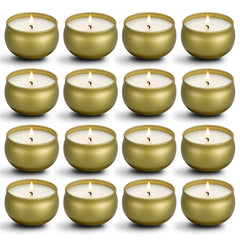 Qinxiang 16-pack travel tin candles offer versatile gifting and ambiance.