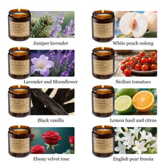 QiQiWader White Peach Oolong candle for fresh, uplifting spaces.