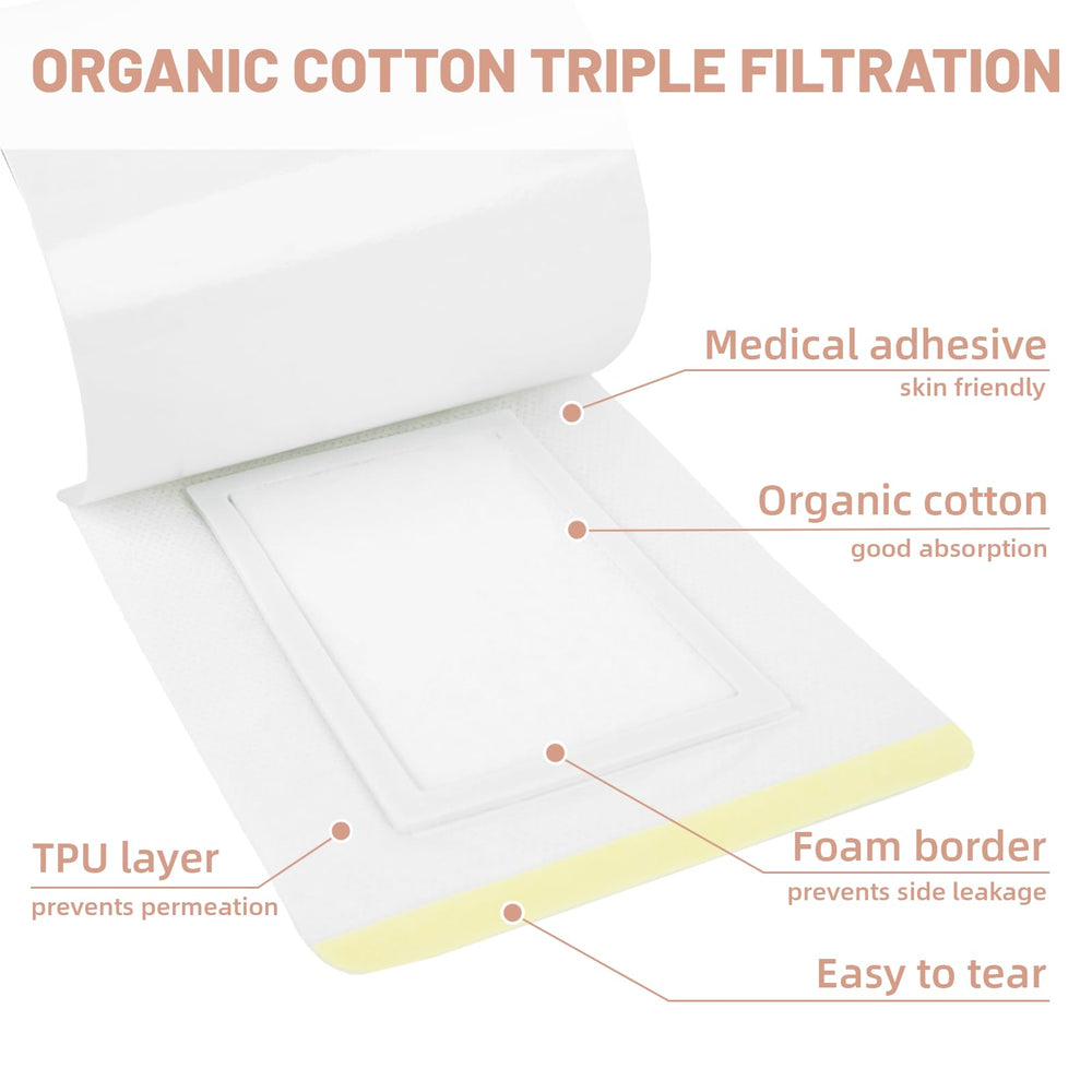 Qiuruoo skin-friendly organic cotton breathable for abdomen and legs