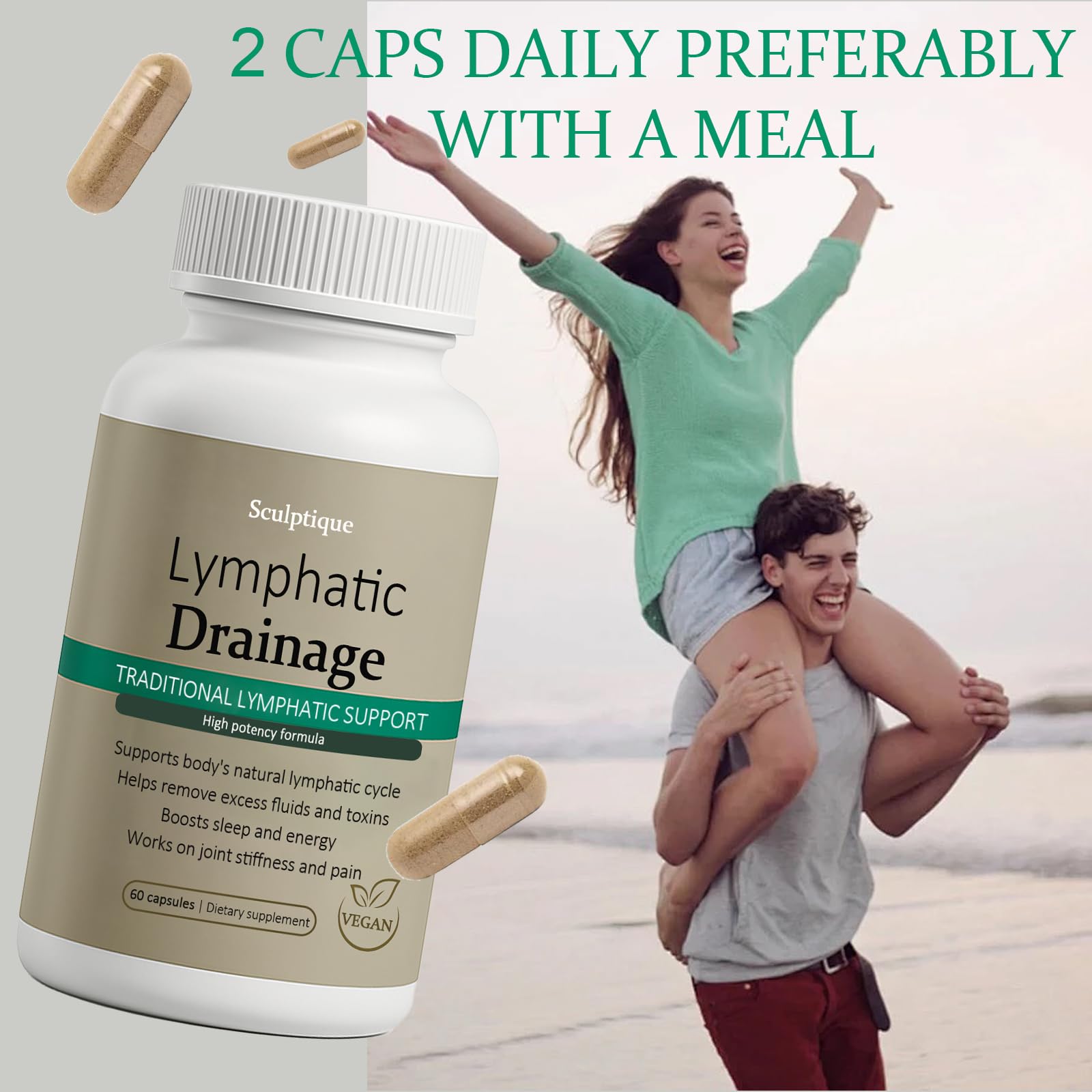 Qiuumey Sculptique packaging on shelf suggests an everyday wellness ritual.