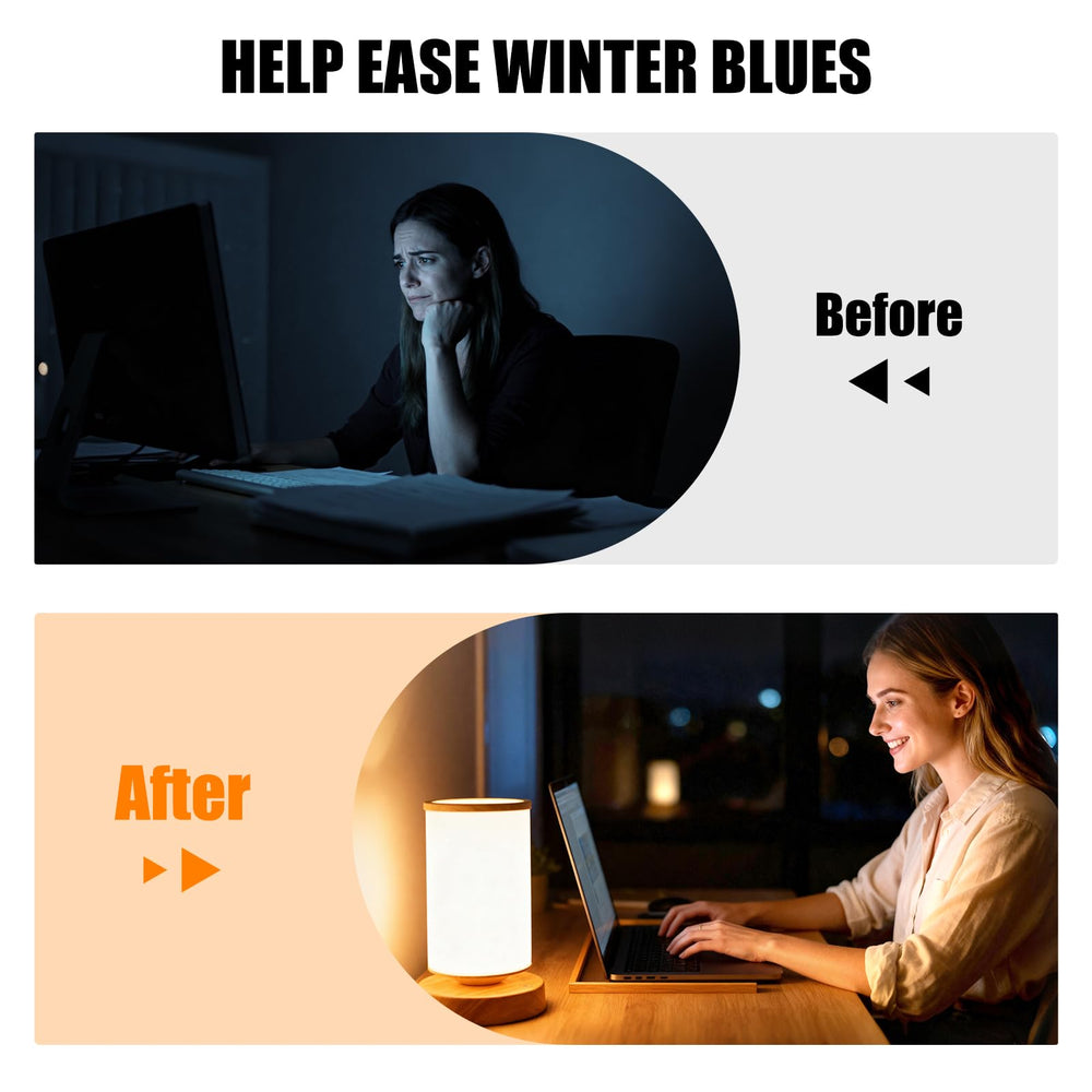 Qiuxunies lamp bedside setup with a soft glow for reading