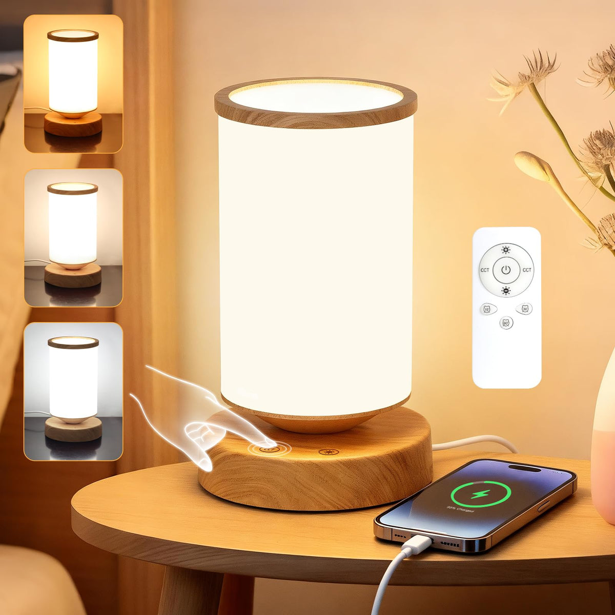 Qiuxunies light therapy lamp front view with 10,000 lux daylight