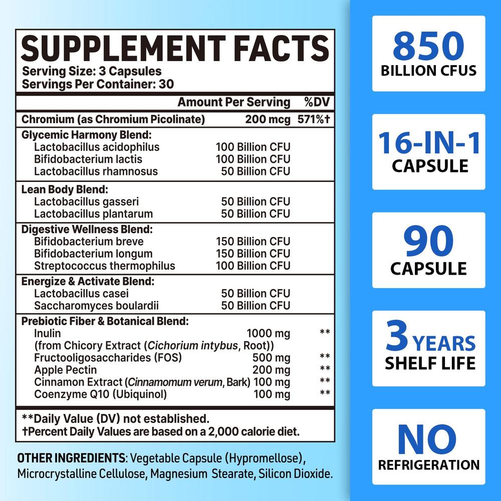 QIVERNAMY Probiotics for Men 50+ capsules capture the convenient daily dose