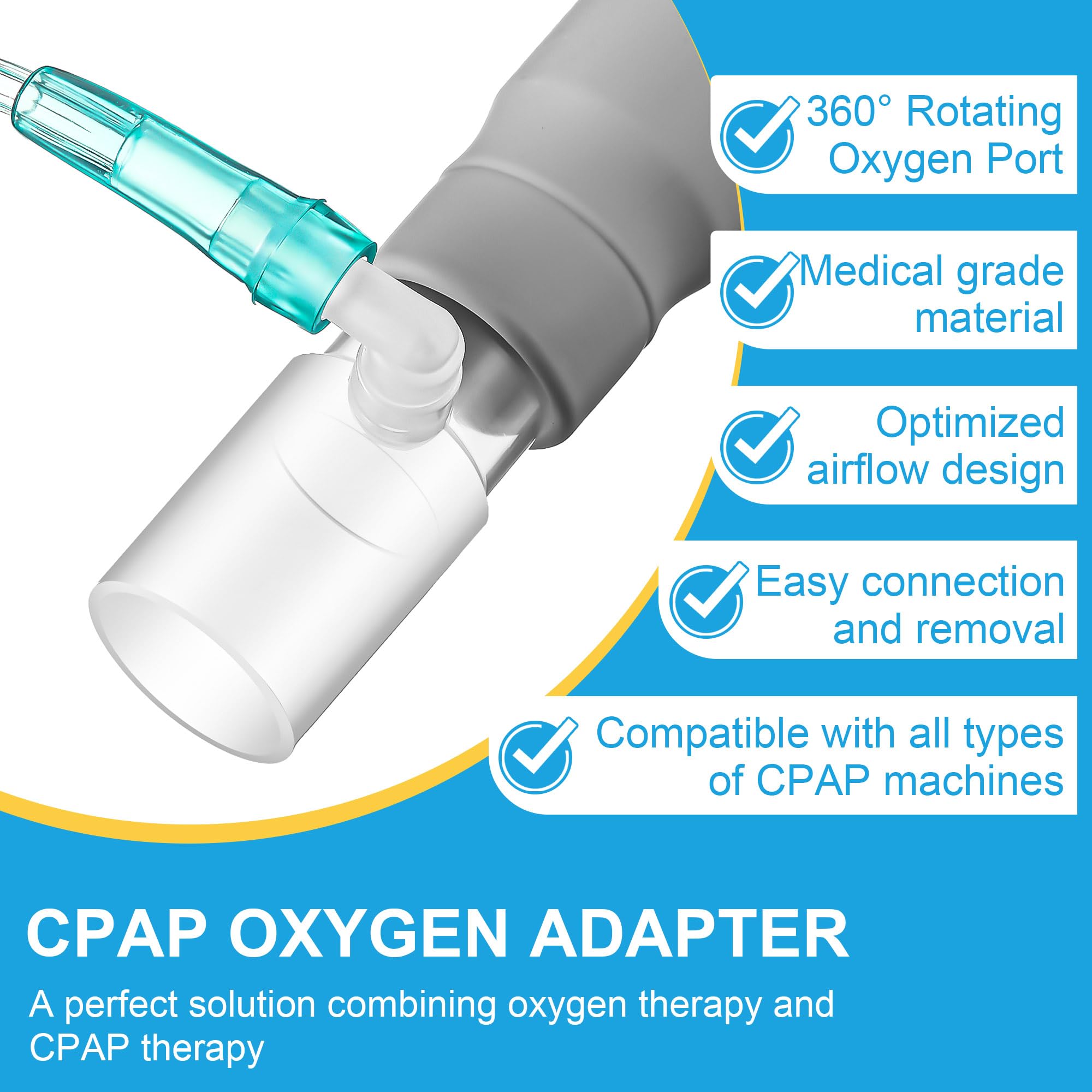 Qiyaz durable medical-grade plastic ensures long-lasting connections
