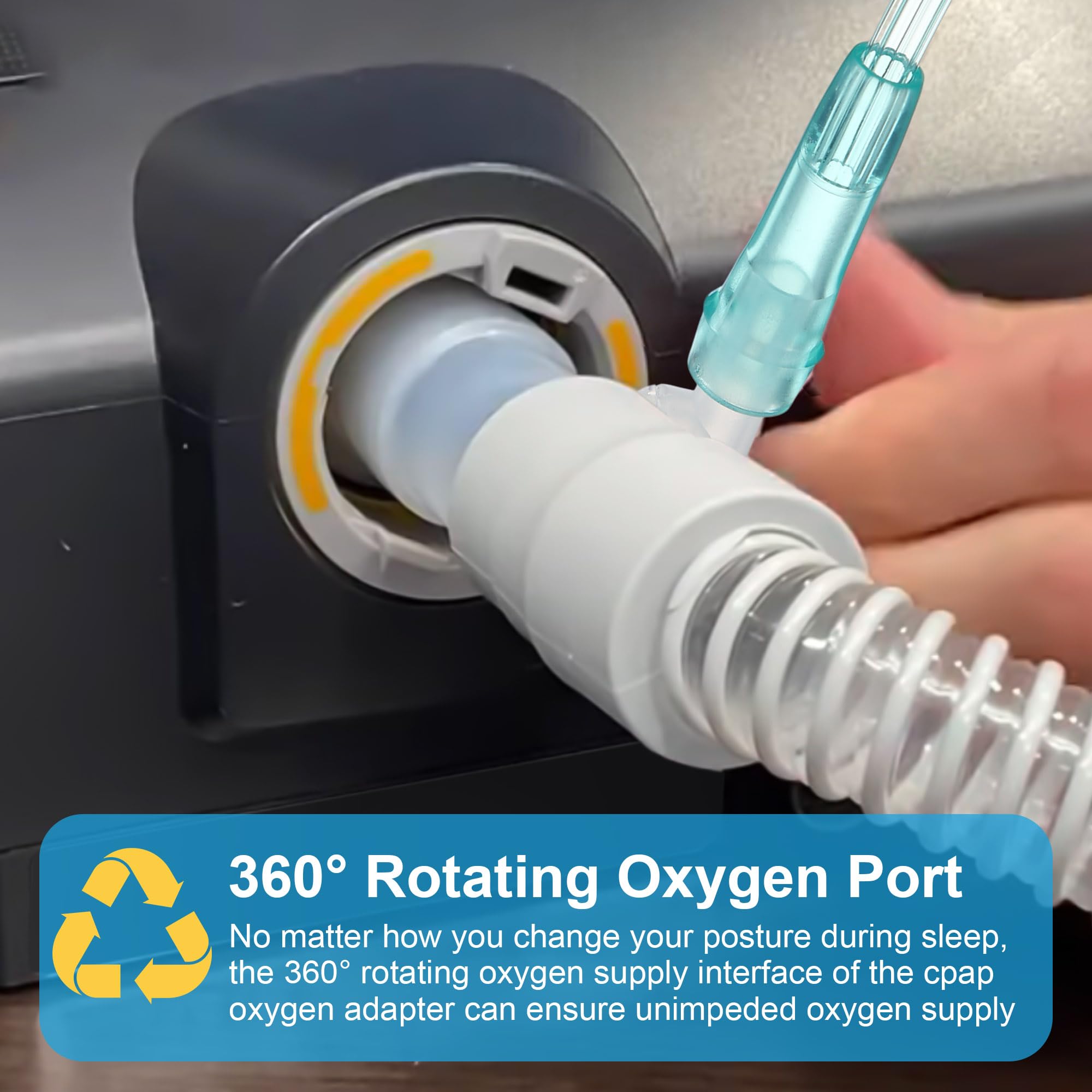 Qiyaz universal-fit adapter works with heated and non-heated tubes