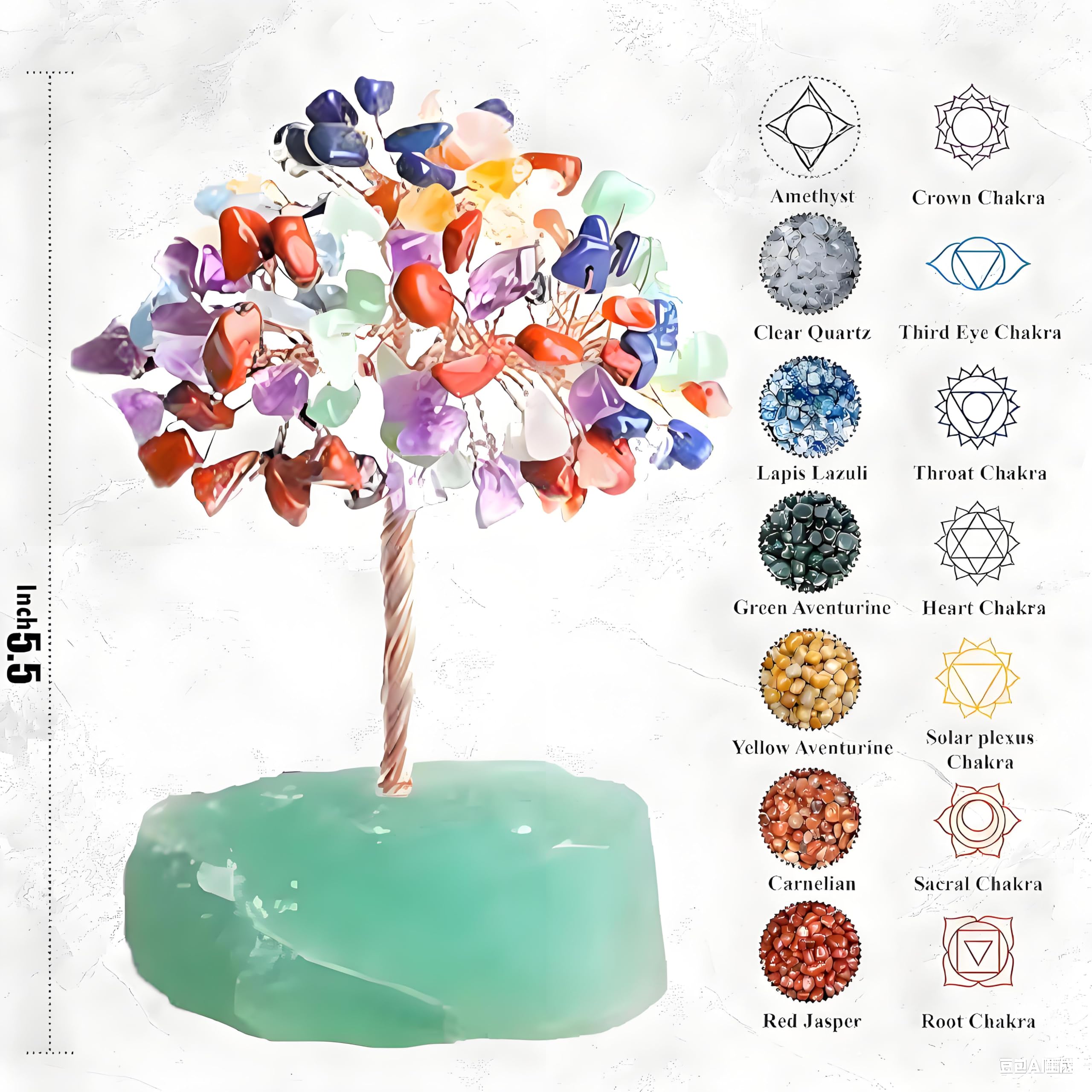 QOWMMYID citrine leaf for solar plexus energy and optimism