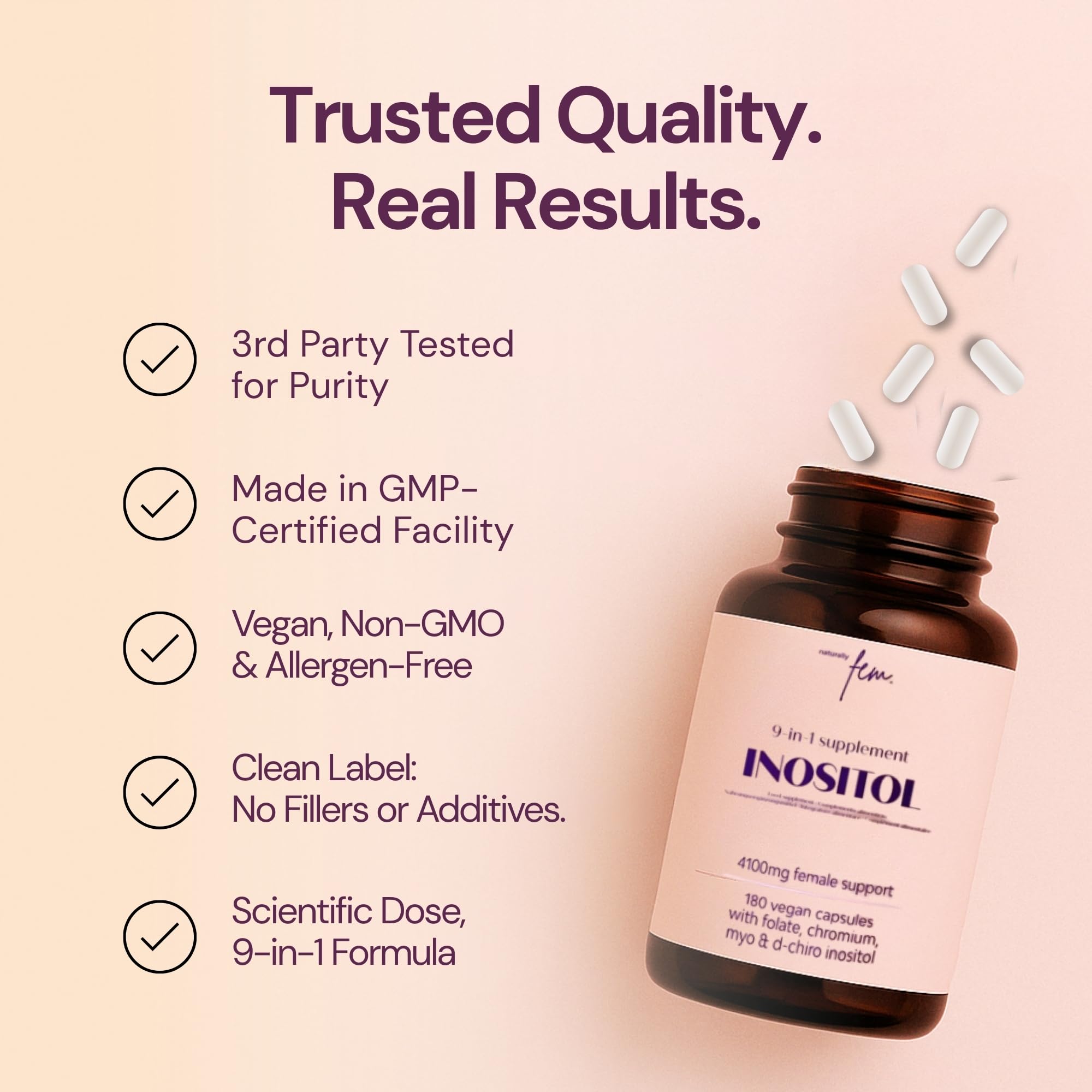 QSTA immune-support blend highlights vitamins and minerals for cellular vigor.