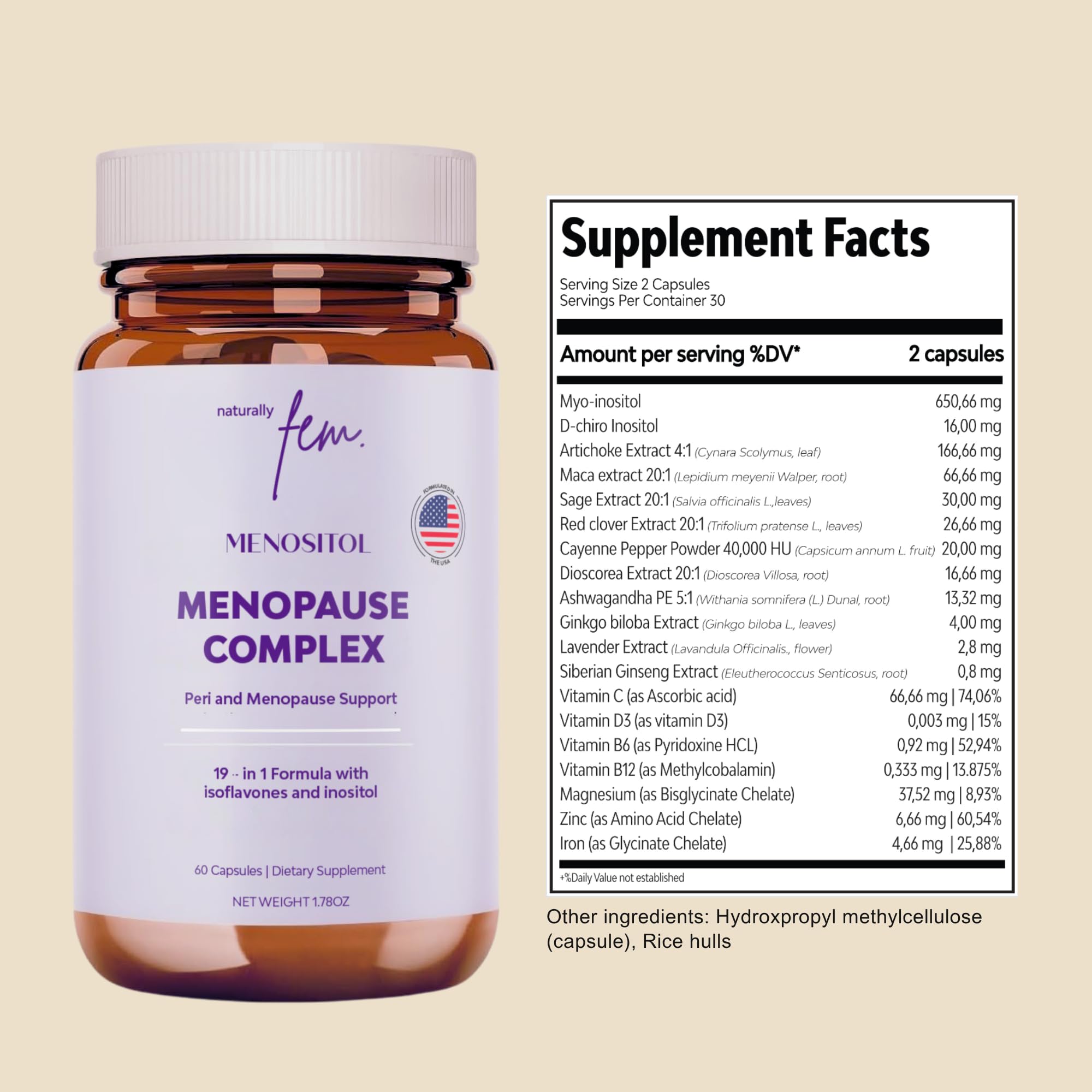 QSTA Inositol FEM capsules in daily routine context