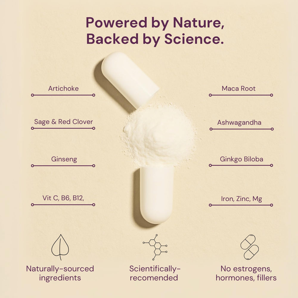 QSTA Inositol FEM ingredients panel with key components