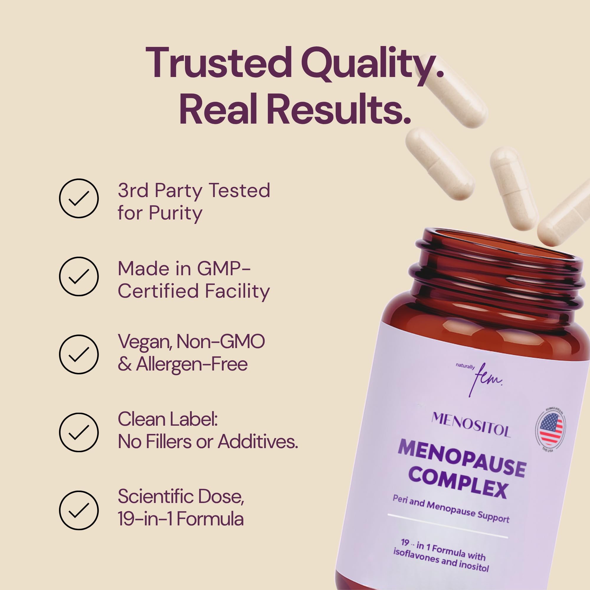 QSTA Inositol FEM soy-free formula for clean daily use