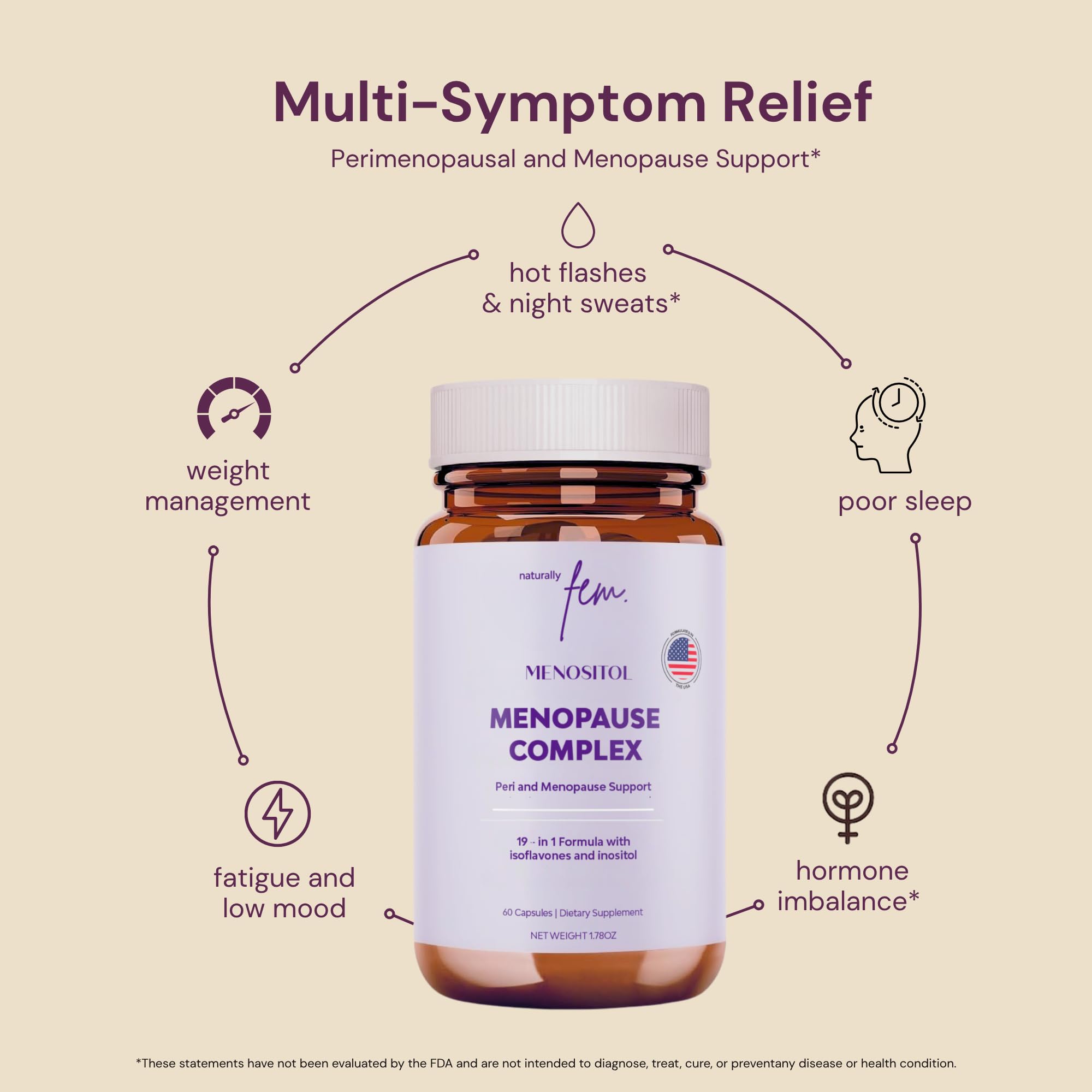 QSTA Inositol FEM vitamins blend for women's health
